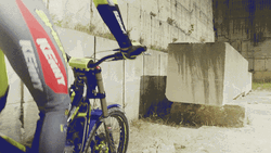 Off Road Dirt Bike Exhibition Display GIF