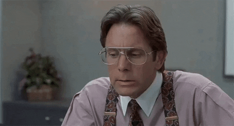 Office Space Milton's Workmate Bill Disagrees GIF