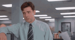 Office Space Peter Gibbons Monday Sickness GIF