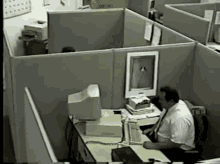 Office Working Guy No Patience GIF