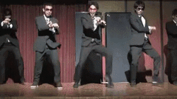 Officemates Performing Gangnam Style GIF