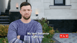 Oh Behave Man Talking Crossed Arms GIF