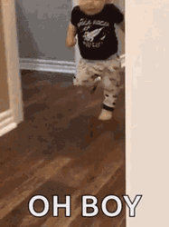 Oh Boy Awkward Run GIF