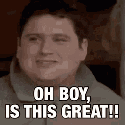 Oh Boy Is This Great Laugh GIF