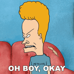 Oh Boy Okay Beavis Talking GIF