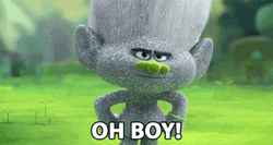Oh Boy Trolls Guy Diamond GIF