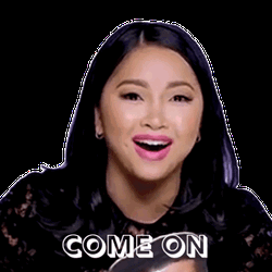 Oh Come On Lana Condor GIF