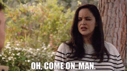 Oh Come On Man Amy Santiago Brooklyn99 GIF