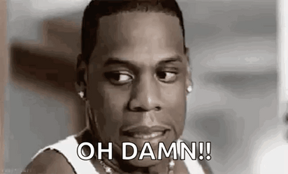 Oh Damn Awkward Jay Z GIF