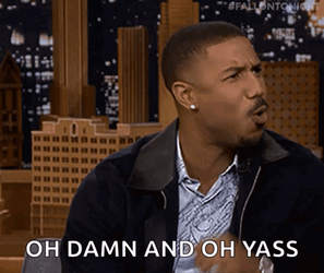 Oh Damn Oh Yass Michael B Jordan  GIF