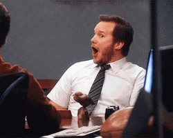 Oh Damn Startled Chris Pratt GIF