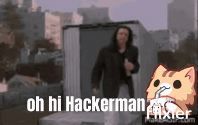 Oh Hi Mark The Hackerman GIF