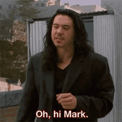 Oh Hi Mark What Happen To Your Face GIF