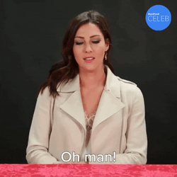 Oh Man Confused Stare Down GIF