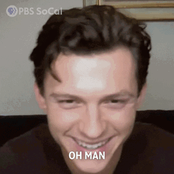 Oh Man Tom Holland Sweet Smile GIF