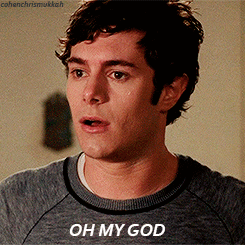Oh My God Shocked Face Seth Cohen GIF