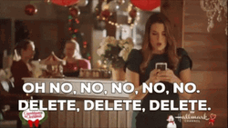 Oh No Delete GIF