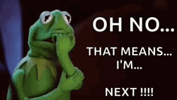 Oh No Kermit The Frog Nail Biter GIF
