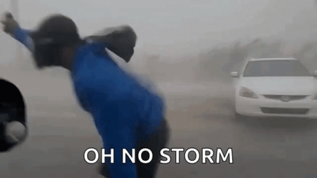 Oh No Storm Hurricane Meme GIF