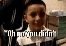 Oh No You Didn't Boy Shaking Arms GIF