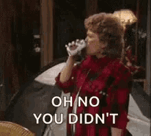 Oh No You Didn't Estelle Getty Golden Girls GIF