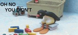 Oh No You Didn't Funny Penguin  GIF