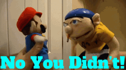 Oh No You Didn't Jeffy And Mario GIF