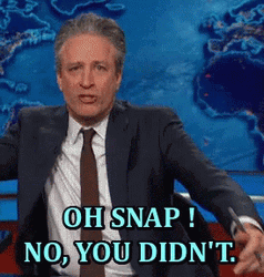 Oh No You Didn't Jon Stewart GIF