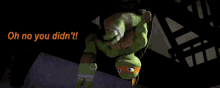 Oh No You Didn't Michelangelo Ninja Turtles GIF