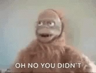 Oh No You Didn't Monkey Robot GIF