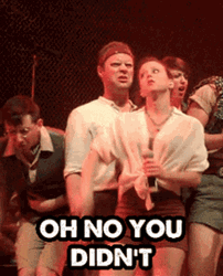 Oh No You Didn't Sassy Girl Shaking Head GIF