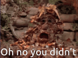 Oh No You Didn't Sassy Head Spin Garbage GIF