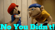 Oh No You Didn't Super Mario Puppet GIF