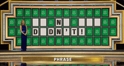 Oh No You Didn't Wheel Of Fortune GIF