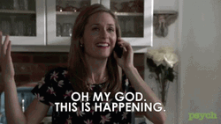 Oh Omg Its Happening Phone Call GIF