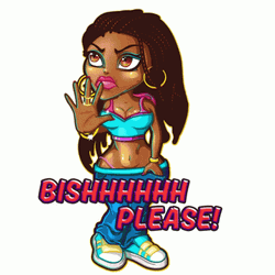 Oh Please Animated Girl Cartoon GIF