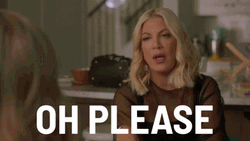 Oh Please Eye Roll Donna Martin GIF