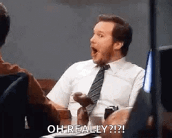 Oh Really Andy Dwyer Impressed GIF