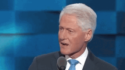 Oh Really Bill Clinton Stare GIF