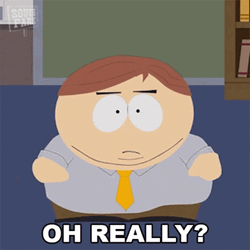 Oh Really Cartman South Park GIF
