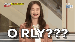 Oh Really Jeon So-Min Running Man GIF