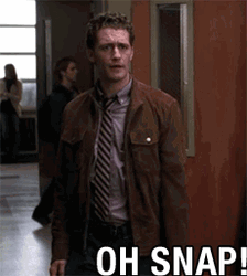 Oh Snap Reaction Will Schuester GIF