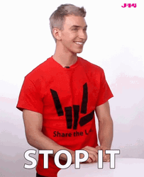 Oh Stop It I'm Shy Now GIF