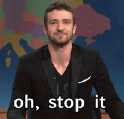 Oh Stop It Justin Timberlake GIF