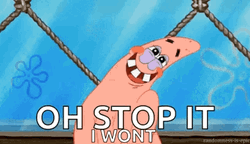 Oh Stop It Patrick GIF