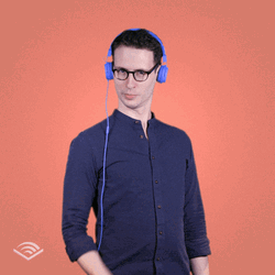 Oh Stop It You Guy Wearing Headphones GIF