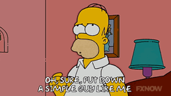 Oh Sure Put Down A Simple Guy GIF