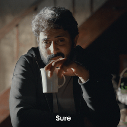 Oh Sure Sips Coffee GIF