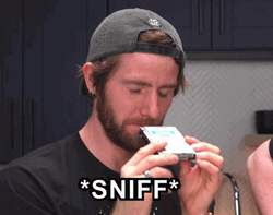 Oh That's Good Sniff GIF