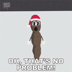 Oh That's No Problem Mr Hankey Christmas Hat GIF